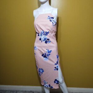 Blossom Strappy Floral Midi Dress Size S